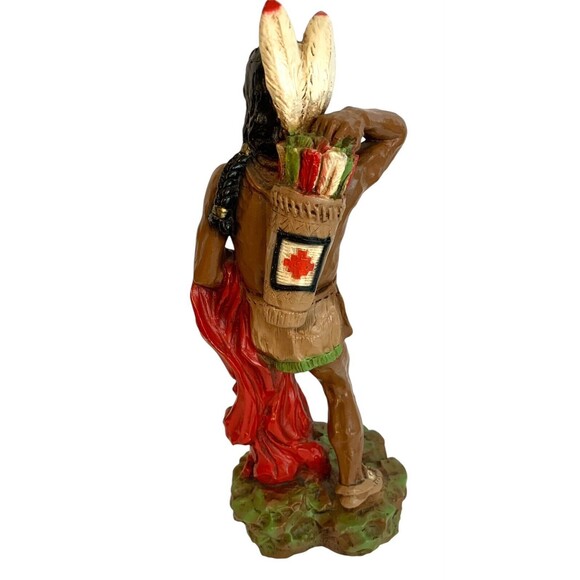 Native American Indian Warrior Statue 14" Figure Universal Statuary 1976 - Picture 7 of 16